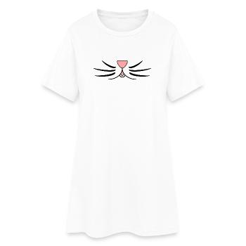 HUMOUR. CITATION. MESSAGE. RETRAITE. ANNIVERSAIRE. - Robe T-shirt Femme - blanc - Devant