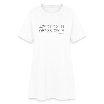 Coordonnées : Seefeld, Kreis 8, Zürich - Robe T-shirt Femme - blanc - Devant