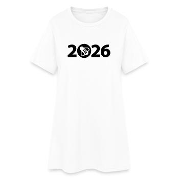 Apiculteur 2026, Apiculteur 2026, Ferme d’abeilles 2026 - Robe T-shirt Femme - blanc - Devant