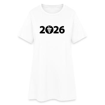 Wine 2026, Festival du Vin 2026, Vine 2026 - Robe T-shirt Femme - blanc - Devant