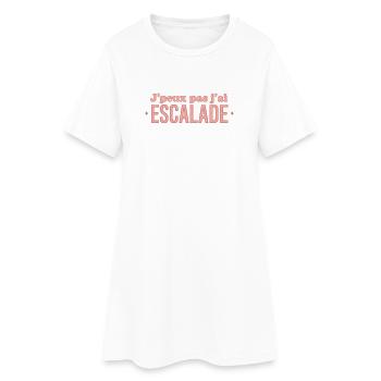 J'peux pas j'ai escalade - Robe T-shirt Femme - blanc - Devant