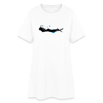 diver - Women’s T-Shirt Dress - white - Front
