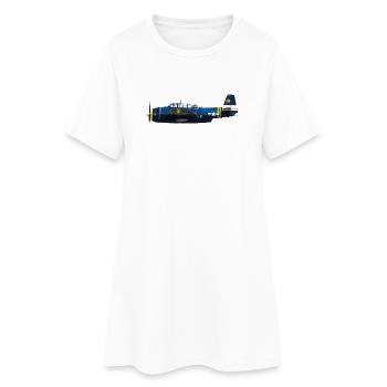 Pour être clair : Avenger - Robe T-shirt Femme - blanc - Devant