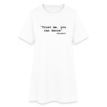 Trust me, you can dance ! - Robe T-shirt Femme - blanc - Devant