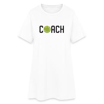 Tennis Coach - Women’s T-Shirt Dress - white - Front
