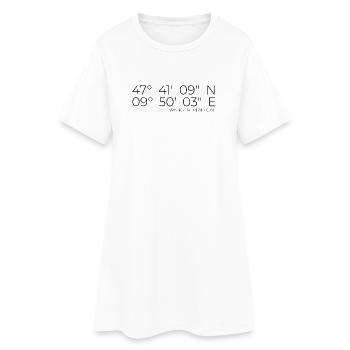 Coordonnées Wangen im Allgäu - Robe T-shirt Femme - blanc - Devant