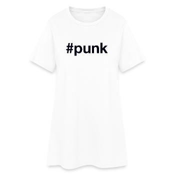 Punk Hashtag - Robe T-shirt Femme - blanc - Devant