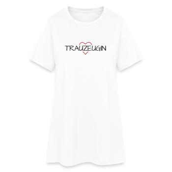 Enterrement de vie de jeune fille de la demoiselle d’honneur - Robe T-shirt Femme - blanc - Devant