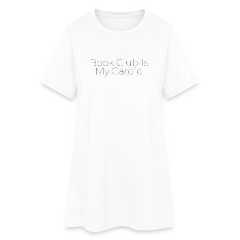Maman du club de lecture | Thé de lecture drôle - Robe T-shirt Femme - blanc - Devant