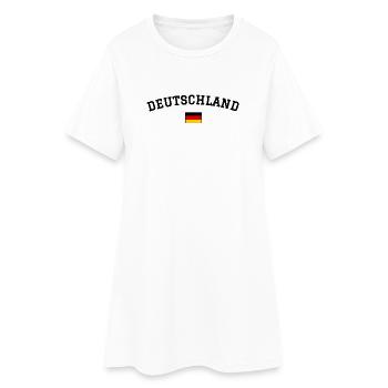 Minimum du drapeau allemand - Robe T-shirt Femme - blanc - Devant