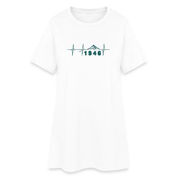 Sunset Retro 80 Years Octogenarian Birthday 1946 - Women’s T-Shirt Dress - white - Front