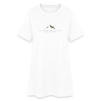 Olive du Pic Silencieux - Robe T-shirt Femme - blanc - Devant