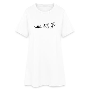 Triathlon - Robe T-shirt Femme - blanc - Devant