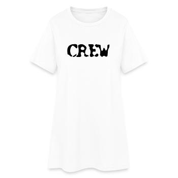 CREW - Robe T-shirt Femme - blanc - Devant