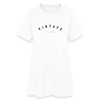 Millésime 1983 - Robe T-shirt Femme - blanc - Devant