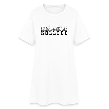 Lieblingskollege Tshirt black - Frauen T-Shirt-Kleid - Weiß - Vorne