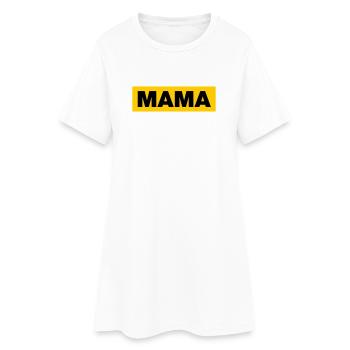 Maman - Robe T-shirt Femme - blanc - Devant