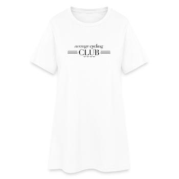 club cycliste moyen - Robe T-shirt Femme - blanc - Devant