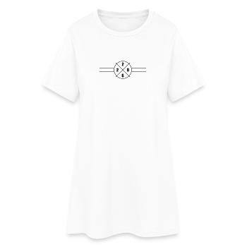 Année 2026 - Robe T-shirt Femme - blanc - Devant