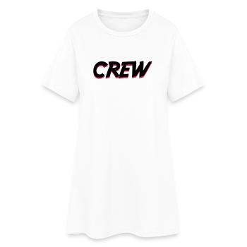 équipage-_-2- - Robe T-shirt Femme - blanc - Devant