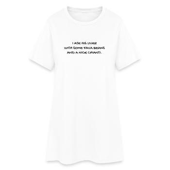Cinéma / Citation / Série télé / Geek - Robe T-shirt Femme - blanc - Devant