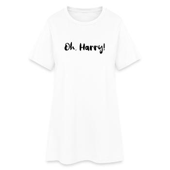 Oh, Harry! Design - Women’s T-Shirt Dress - white - Front