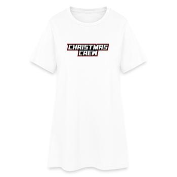 Équipage de Noël Weihnachten - Robe T-shirt Femme - blanc - Devant