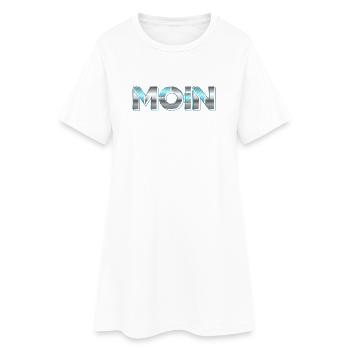 Bonjour - Robe T-shirt Femme - blanc - Devant