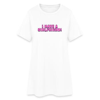 J’ai une copine ! - Robe T-shirt Femme - blanc - Devant