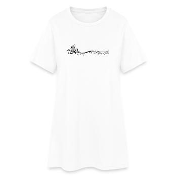 Music - Women’s T-Shirt Dress - white - Front