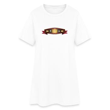Radiant Box Belt – Champion Belt Design - Robe T-shirt Femme - blanc - Devant