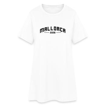 Majorque 2026 - Robe T-shirt Femme - blanc - Devant