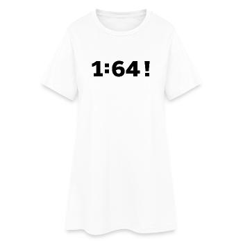 1 sur 64 Fabrication de modélisme pour passionnés de voitures - Robe T-shirt Femme - blanc - Devant