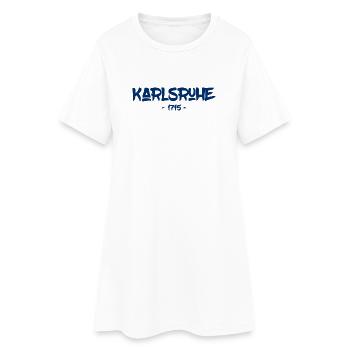 Karlsruhe - 1715 - Baden-Württemberg - Durlach - Frauen T-Shirt-Kleid - Weiß - Vorne