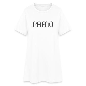 Pafno Boysname - Women’s T-Shirt Dress - white - Front