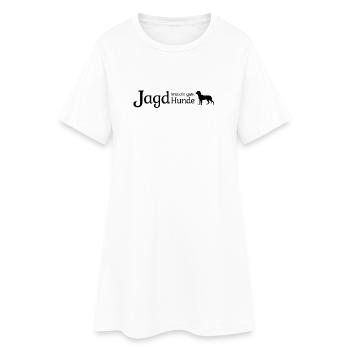Gute Jagdhunde - Schweißhunde - Frauen T-Shirt-Kleid - Weiß - Vorne