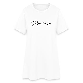 Prouvènço - Frauen T-Shirt-Kleid - Weiß - Vorne