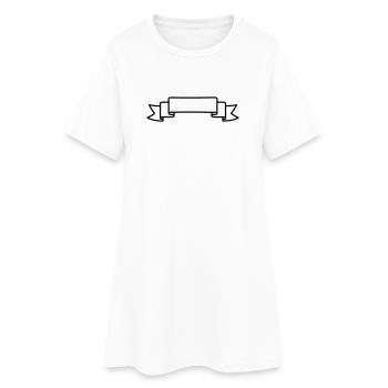 Marqueur fanion noce - Robe T-shirt Femme - blanc - Devant