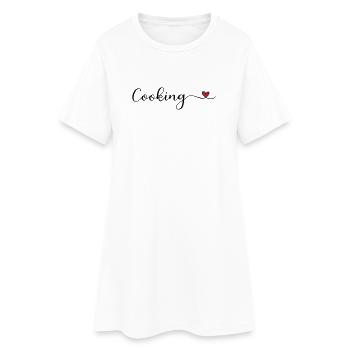 Cuire - Robe T-shirt Femme - blanc - Devant