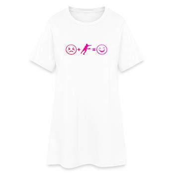 Idée de joueur de pickleball pour les fans d’entraîneurs de pickleball - Robe T-shirt Femme - blanc - Devant