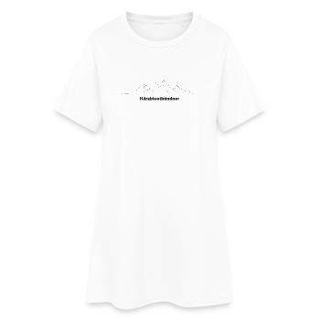 Bündner - Frauen T-Shirt-Kleid - Weiß - Vorne
