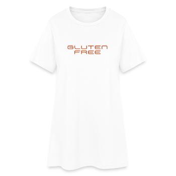 Gluten Free - Women’s T-Shirt Dress - white - Front