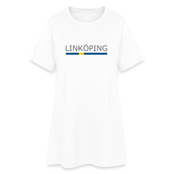 Drapeau de la Suède - Linköping - Sverige - Schweden - Robe T-shirt Femme - blanc - Devant