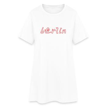 Style graffiti néon de Berlin - Robe T-shirt Femme - blanc - Devant