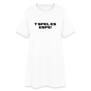 Gents_Dialect_T-shirt_-_Belgische_Streetwear - Robe T-shirt Femme - blanc - Devant