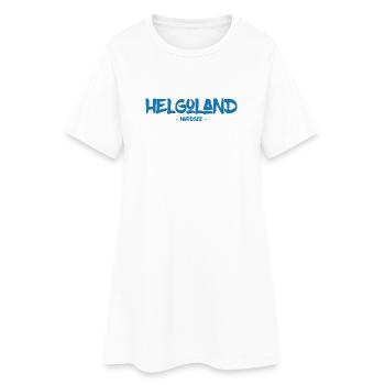 Helgoland - Nordsee - Insel - Lange Anna - Frauen T-Shirt-Kleid - Weiß - Vorne