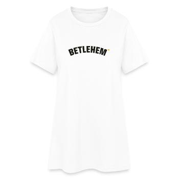 Betlehem - Robe T-shirt Femme - blanc - Devant