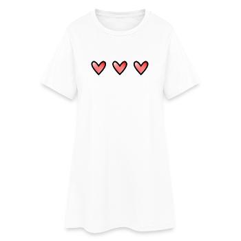 NOËL. ANNEE. ANNIVERSAIRE. RETRAITE. PAPA. MAMAM. - Robe T-shirt Femme - blanc - Devant