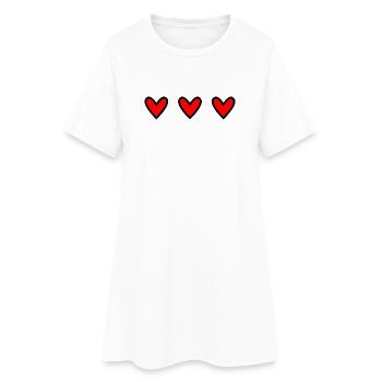 NOËL. ANNEE. ANNIVERSAIRE. RETRAITE. PAPA. MAMAM. - Robe T-shirt Femme - blanc - Devant
