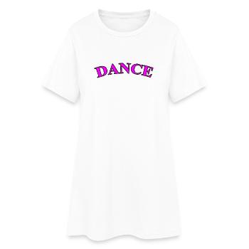 Lets Dance - Purple - Women’s T-Shirt Dress - white - Front